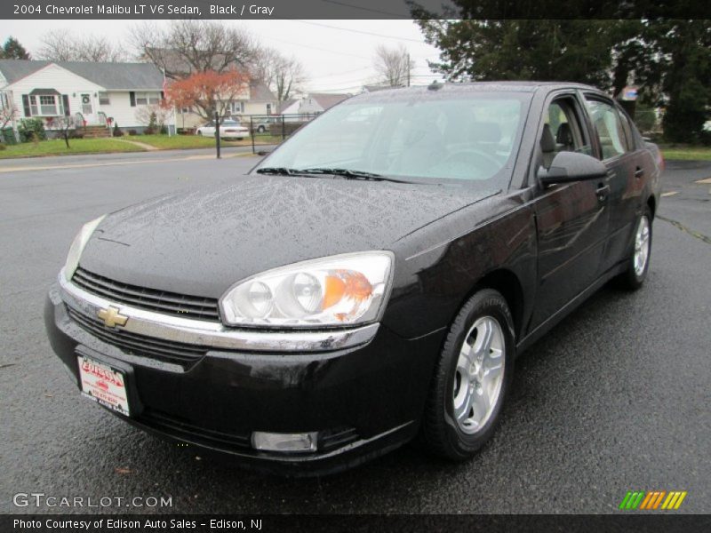 Black / Gray 2004 Chevrolet Malibu LT V6 Sedan