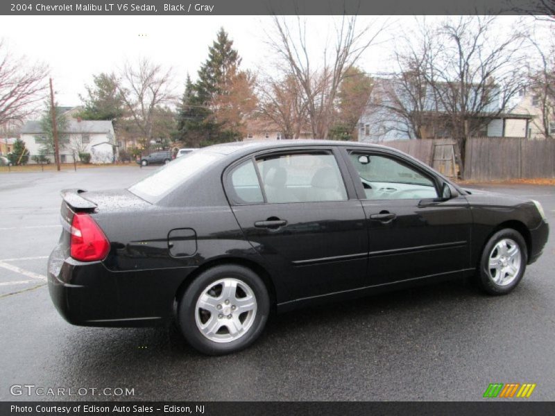 Black / Gray 2004 Chevrolet Malibu LT V6 Sedan