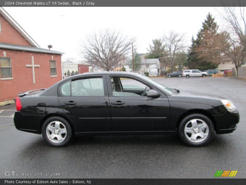 Black / Gray 2004 Chevrolet Malibu LT V6 Sedan