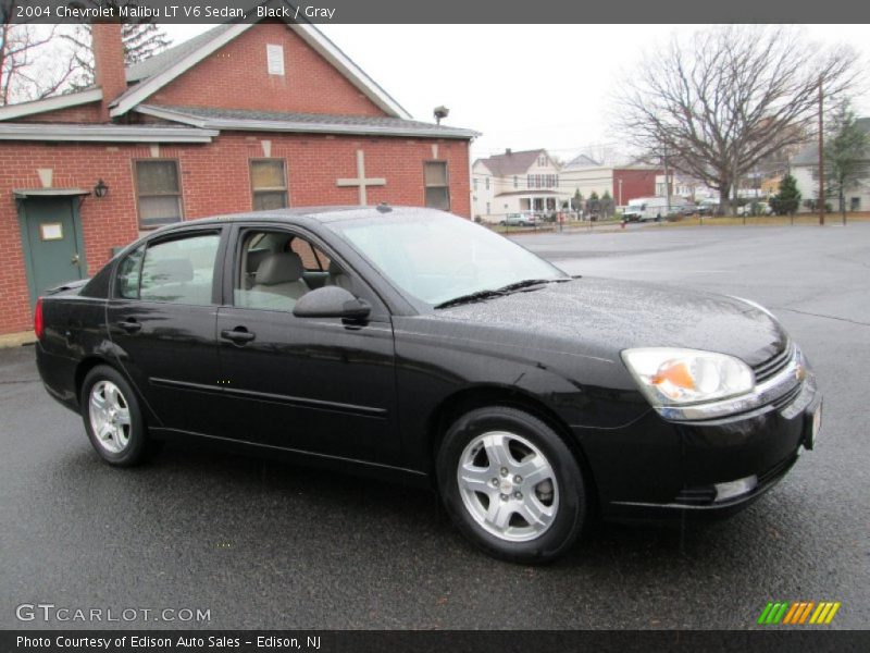 Black / Gray 2004 Chevrolet Malibu LT V6 Sedan