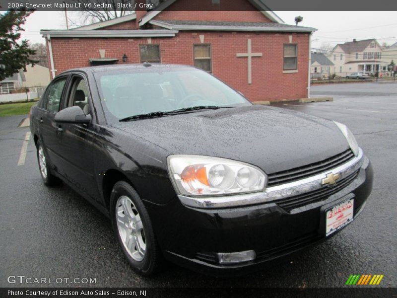 Black / Gray 2004 Chevrolet Malibu LT V6 Sedan