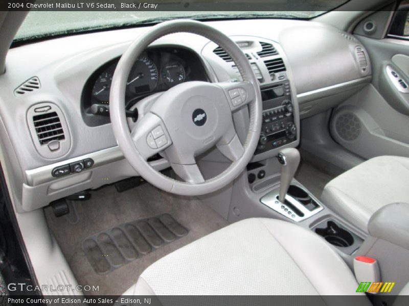 Black / Gray 2004 Chevrolet Malibu LT V6 Sedan