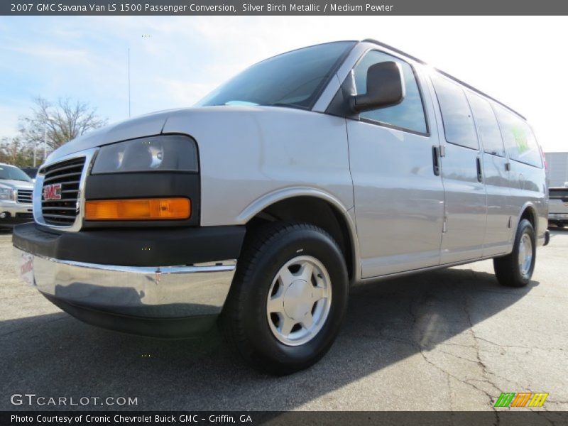 Silver Birch Metallic / Medium Pewter 2007 GMC Savana Van LS 1500 Passenger Conversion