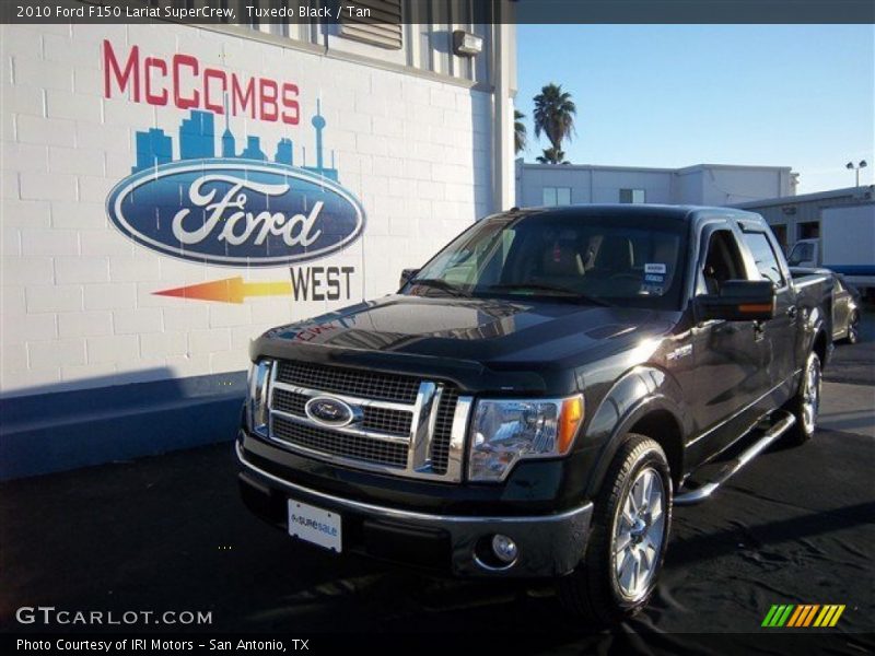 Tuxedo Black / Tan 2010 Ford F150 Lariat SuperCrew