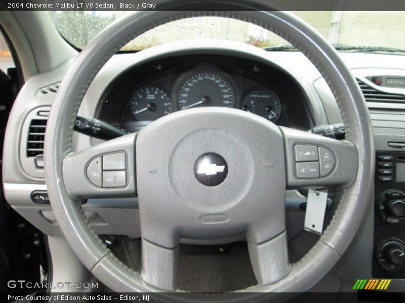 Black / Gray 2004 Chevrolet Malibu LT V6 Sedan