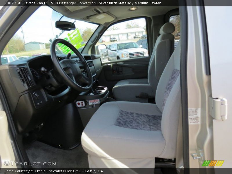 Silver Birch Metallic / Medium Pewter 2007 GMC Savana Van LS 1500 Passenger Conversion