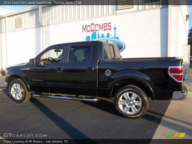 Tuxedo Black / Tan 2010 Ford F150 Lariat SuperCrew