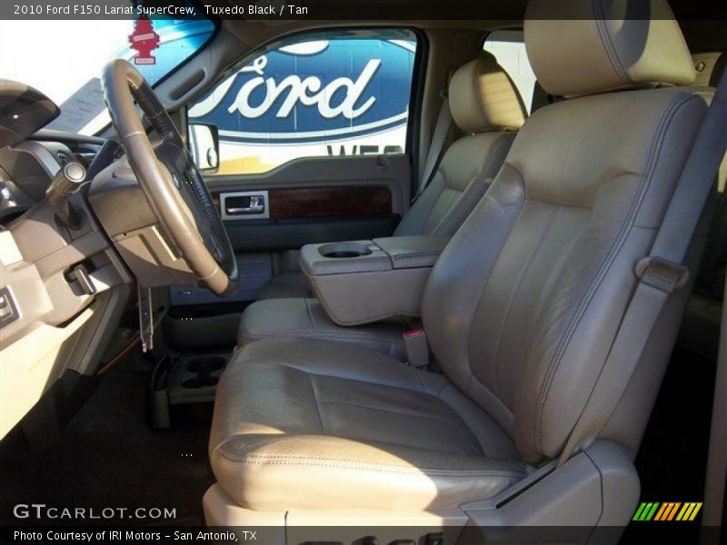 Tuxedo Black / Tan 2010 Ford F150 Lariat SuperCrew