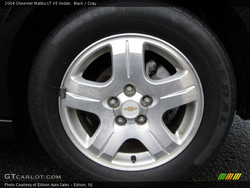 Black / Gray 2004 Chevrolet Malibu LT V6 Sedan