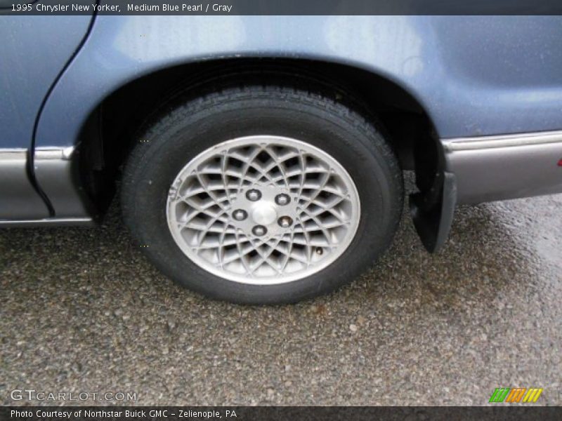 Medium Blue Pearl / Gray 1995 Chrysler New Yorker