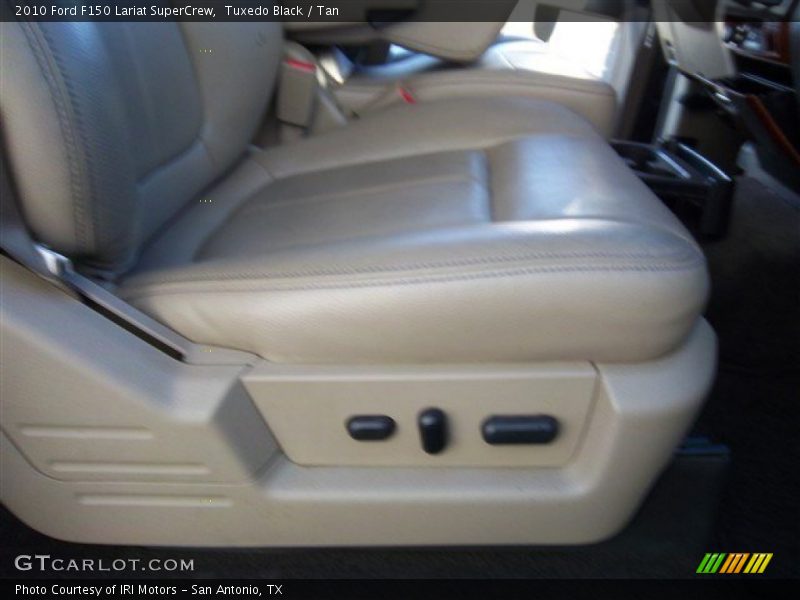 Tuxedo Black / Tan 2010 Ford F150 Lariat SuperCrew