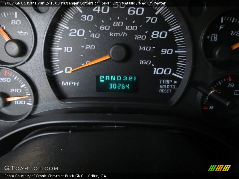 Silver Birch Metallic / Medium Pewter 2007 GMC Savana Van LS 1500 Passenger Conversion