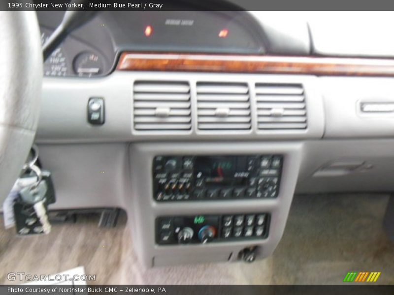 Medium Blue Pearl / Gray 1995 Chrysler New Yorker