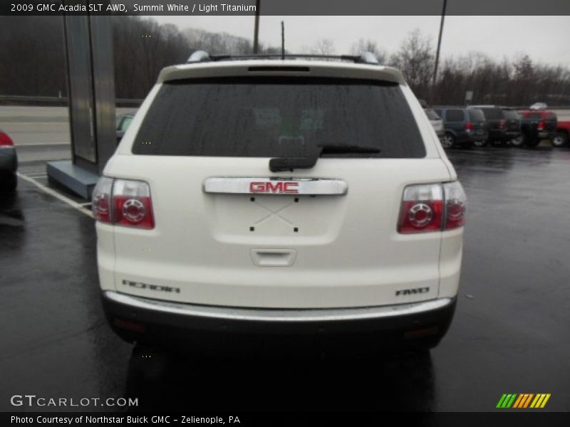Summit White / Light Titanium 2009 GMC Acadia SLT AWD