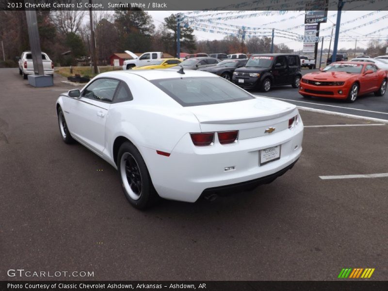 Summit White / Black 2013 Chevrolet Camaro LS Coupe