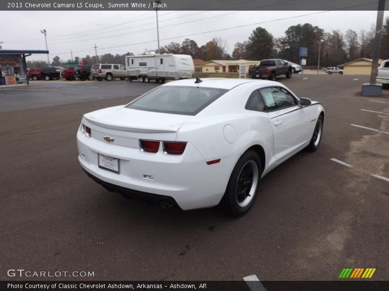 Summit White / Black 2013 Chevrolet Camaro LS Coupe
