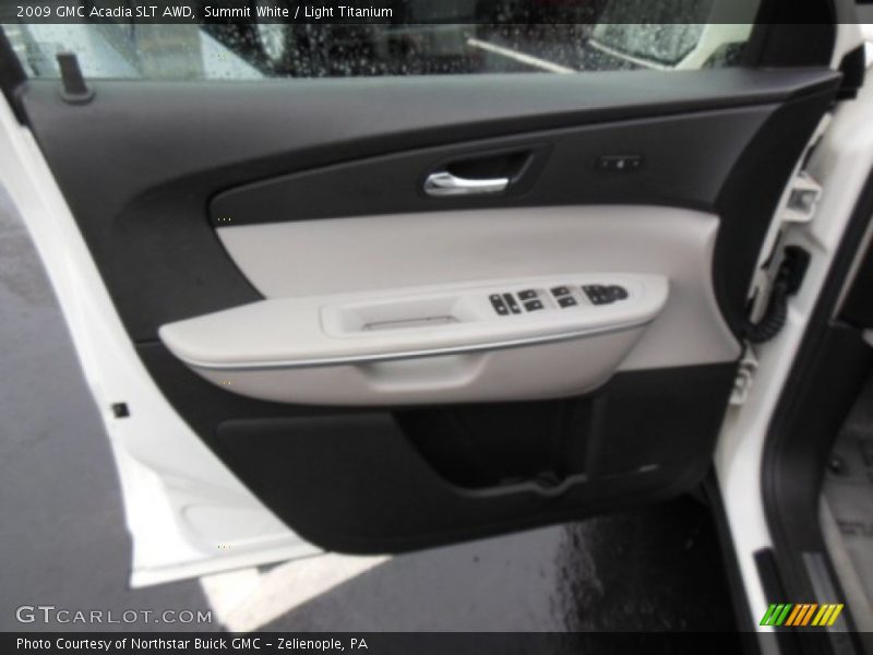 Summit White / Light Titanium 2009 GMC Acadia SLT AWD