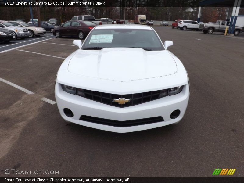 Summit White / Black 2013 Chevrolet Camaro LS Coupe