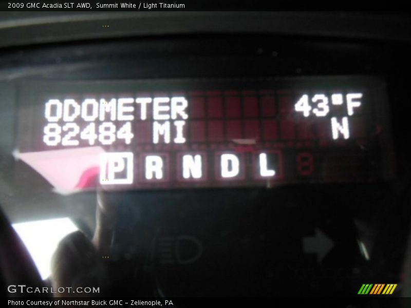 Summit White / Light Titanium 2009 GMC Acadia SLT AWD
