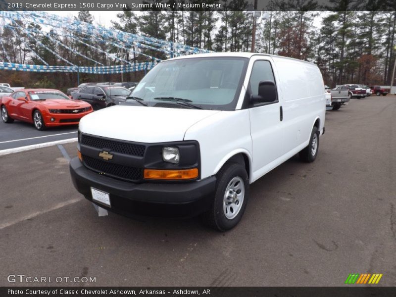 Summit White / Medium Pewter 2013 Chevrolet Express 1500 Cargo Van