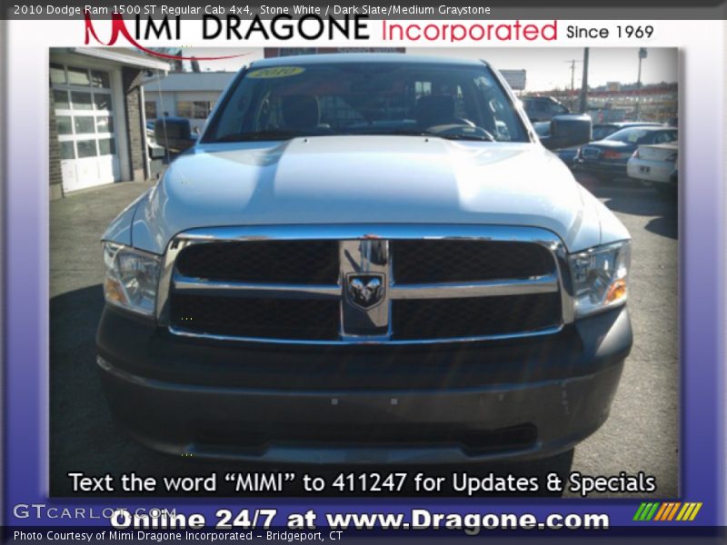 Stone White / Dark Slate/Medium Graystone 2010 Dodge Ram 1500 ST Regular Cab 4x4