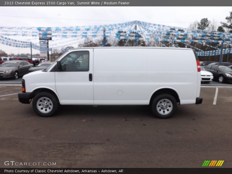 Summit White / Medium Pewter 2013 Chevrolet Express 1500 Cargo Van
