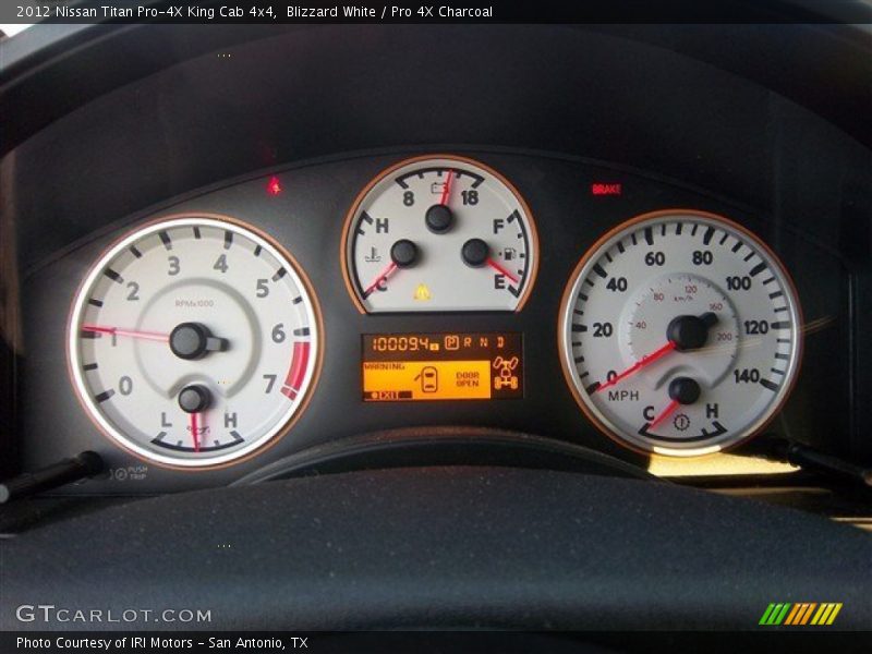  2012 Titan Pro-4X King Cab 4x4 Pro-4X King Cab 4x4 Gauges