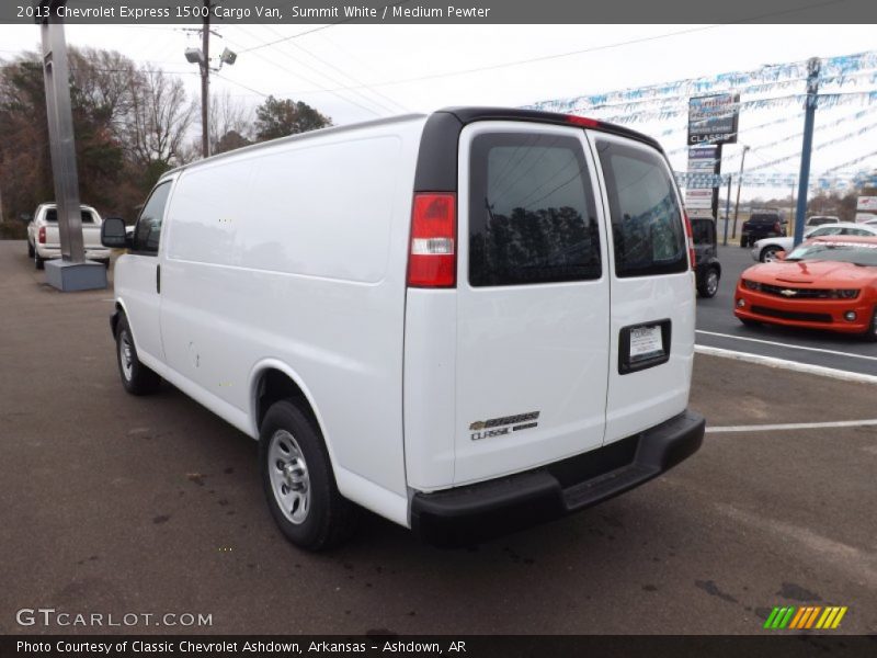 Summit White / Medium Pewter 2013 Chevrolet Express 1500 Cargo Van
