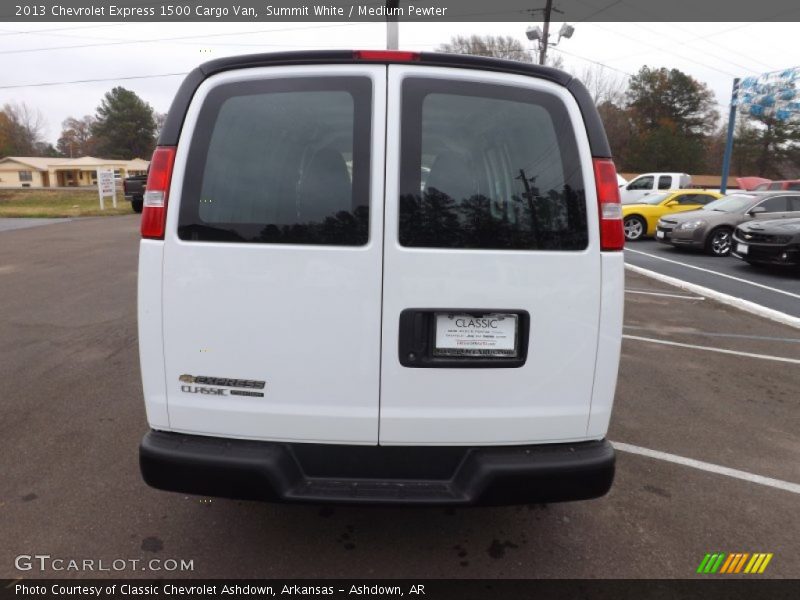 Summit White / Medium Pewter 2013 Chevrolet Express 1500 Cargo Van