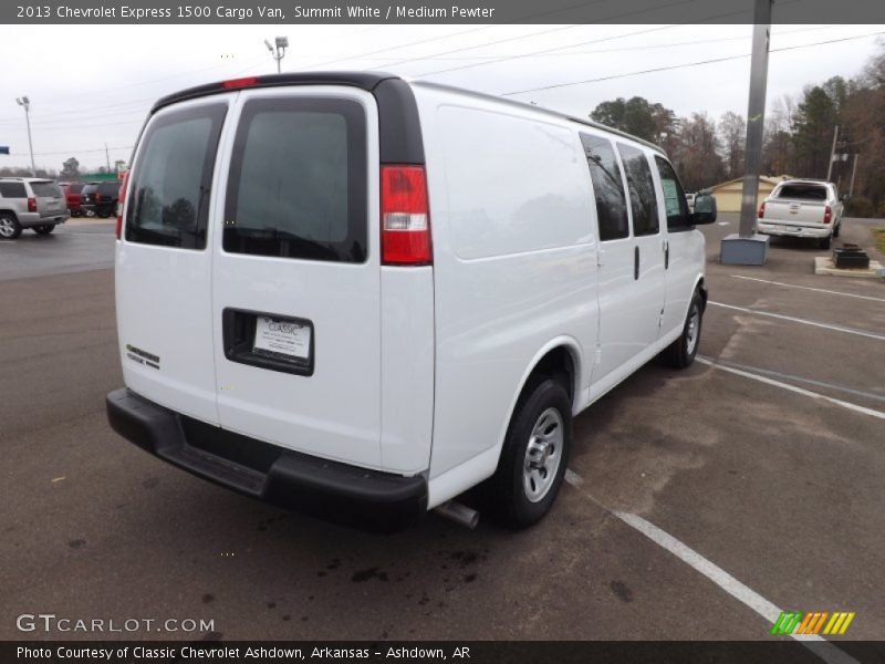 Summit White / Medium Pewter 2013 Chevrolet Express 1500 Cargo Van