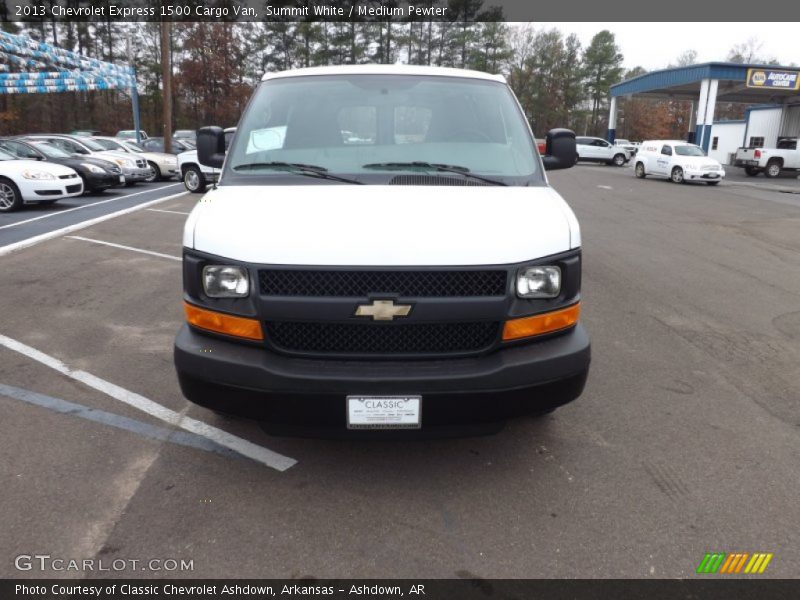 Summit White / Medium Pewter 2013 Chevrolet Express 1500 Cargo Van