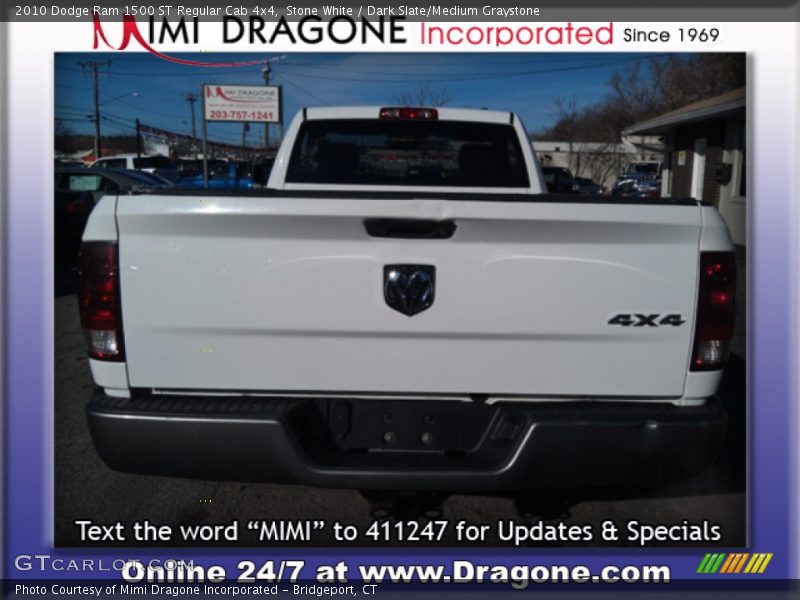 Stone White / Dark Slate/Medium Graystone 2010 Dodge Ram 1500 ST Regular Cab 4x4