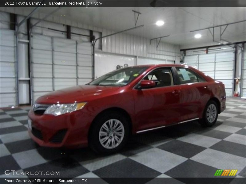 Barcelona Red Metallic / Ivory 2012 Toyota Camry LE
