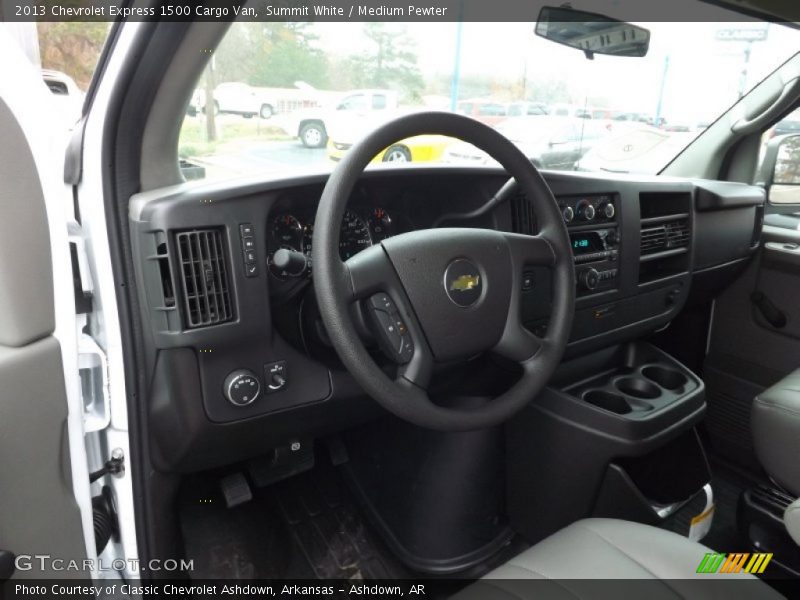 Summit White / Medium Pewter 2013 Chevrolet Express 1500 Cargo Van