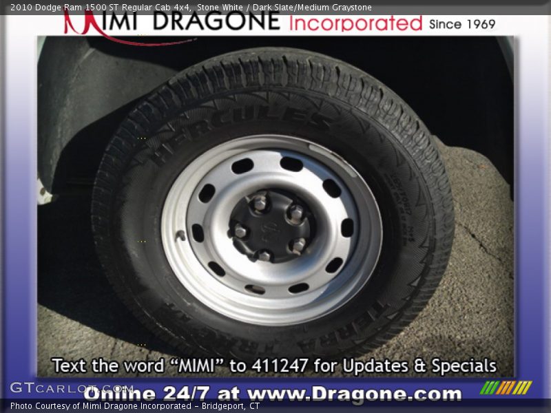Stone White / Dark Slate/Medium Graystone 2010 Dodge Ram 1500 ST Regular Cab 4x4