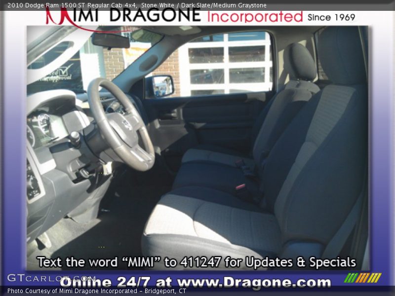 Stone White / Dark Slate/Medium Graystone 2010 Dodge Ram 1500 ST Regular Cab 4x4