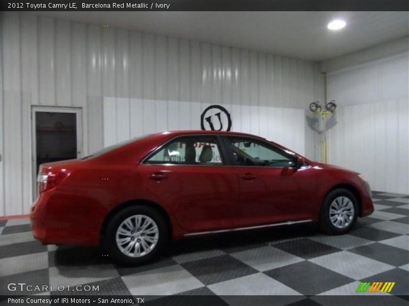 Barcelona Red Metallic / Ivory 2012 Toyota Camry LE
