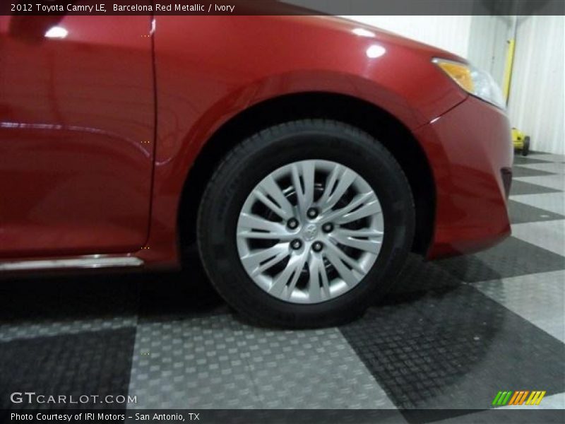 Barcelona Red Metallic / Ivory 2012 Toyota Camry LE