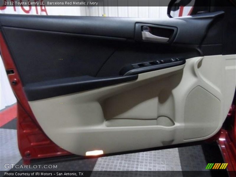 Barcelona Red Metallic / Ivory 2012 Toyota Camry LE