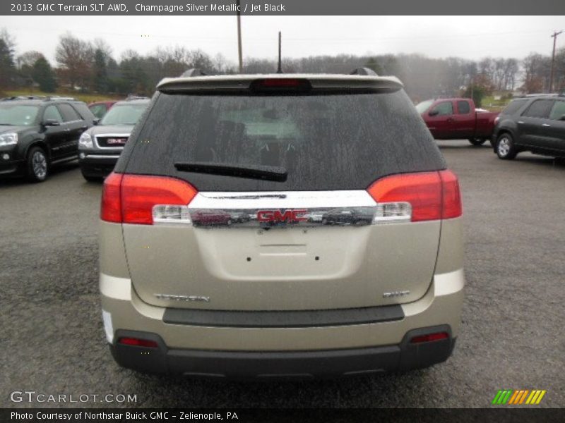 Champagne Silver Metallic / Jet Black 2013 GMC Terrain SLT AWD