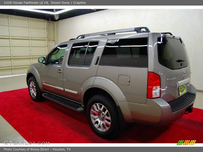 Desert Stone / Graphite 2008 Nissan Pathfinder LE V8