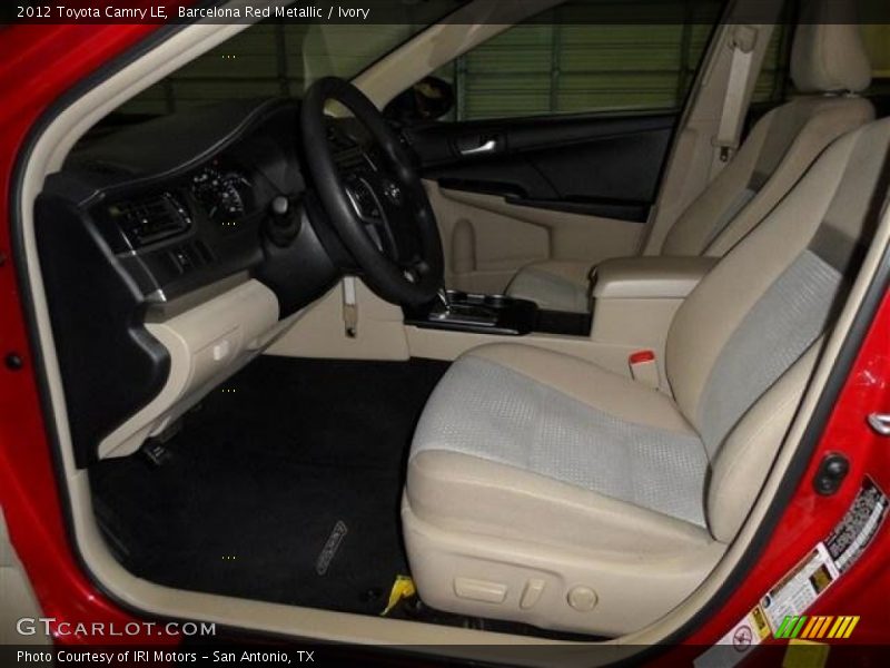 Barcelona Red Metallic / Ivory 2012 Toyota Camry LE