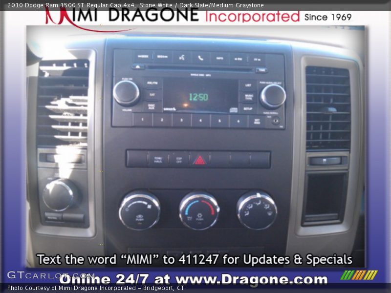 Stone White / Dark Slate/Medium Graystone 2010 Dodge Ram 1500 ST Regular Cab 4x4
