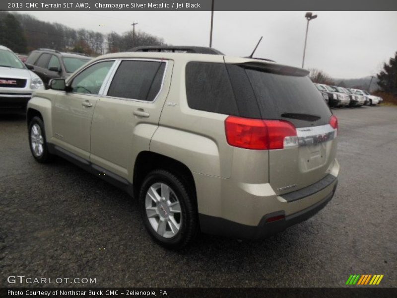Champagne Silver Metallic / Jet Black 2013 GMC Terrain SLT AWD