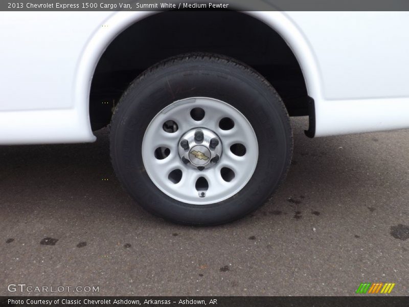 Summit White / Medium Pewter 2013 Chevrolet Express 1500 Cargo Van