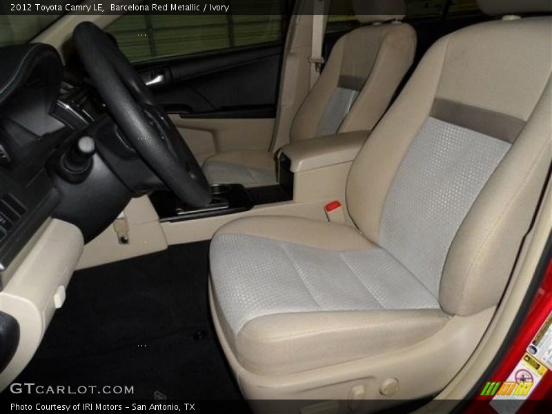 Barcelona Red Metallic / Ivory 2012 Toyota Camry LE