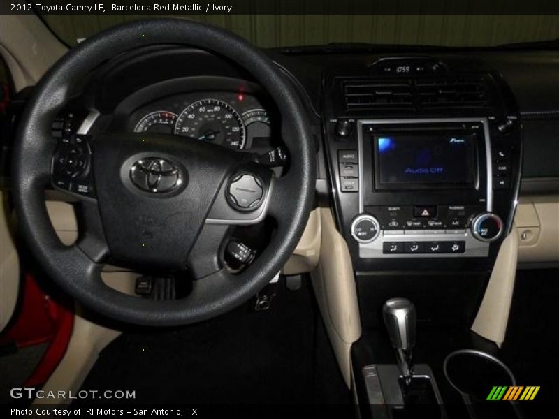 Barcelona Red Metallic / Ivory 2012 Toyota Camry LE