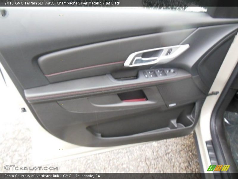 Champagne Silver Metallic / Jet Black 2013 GMC Terrain SLT AWD