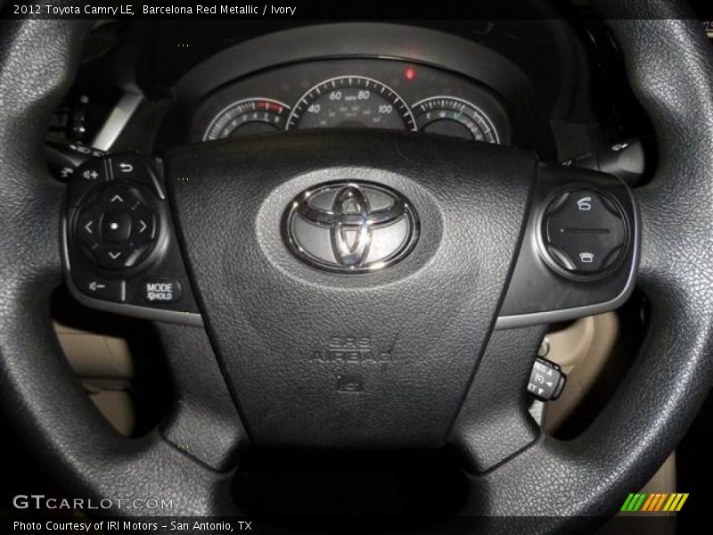 Barcelona Red Metallic / Ivory 2012 Toyota Camry LE