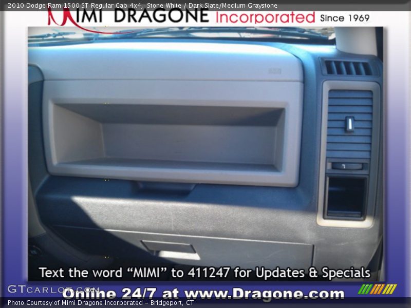 Stone White / Dark Slate/Medium Graystone 2010 Dodge Ram 1500 ST Regular Cab 4x4